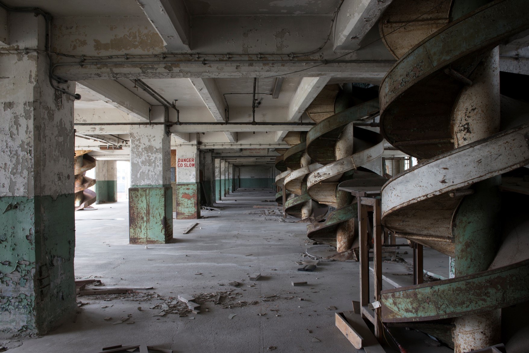 Interior of Millenium Mill before works commence