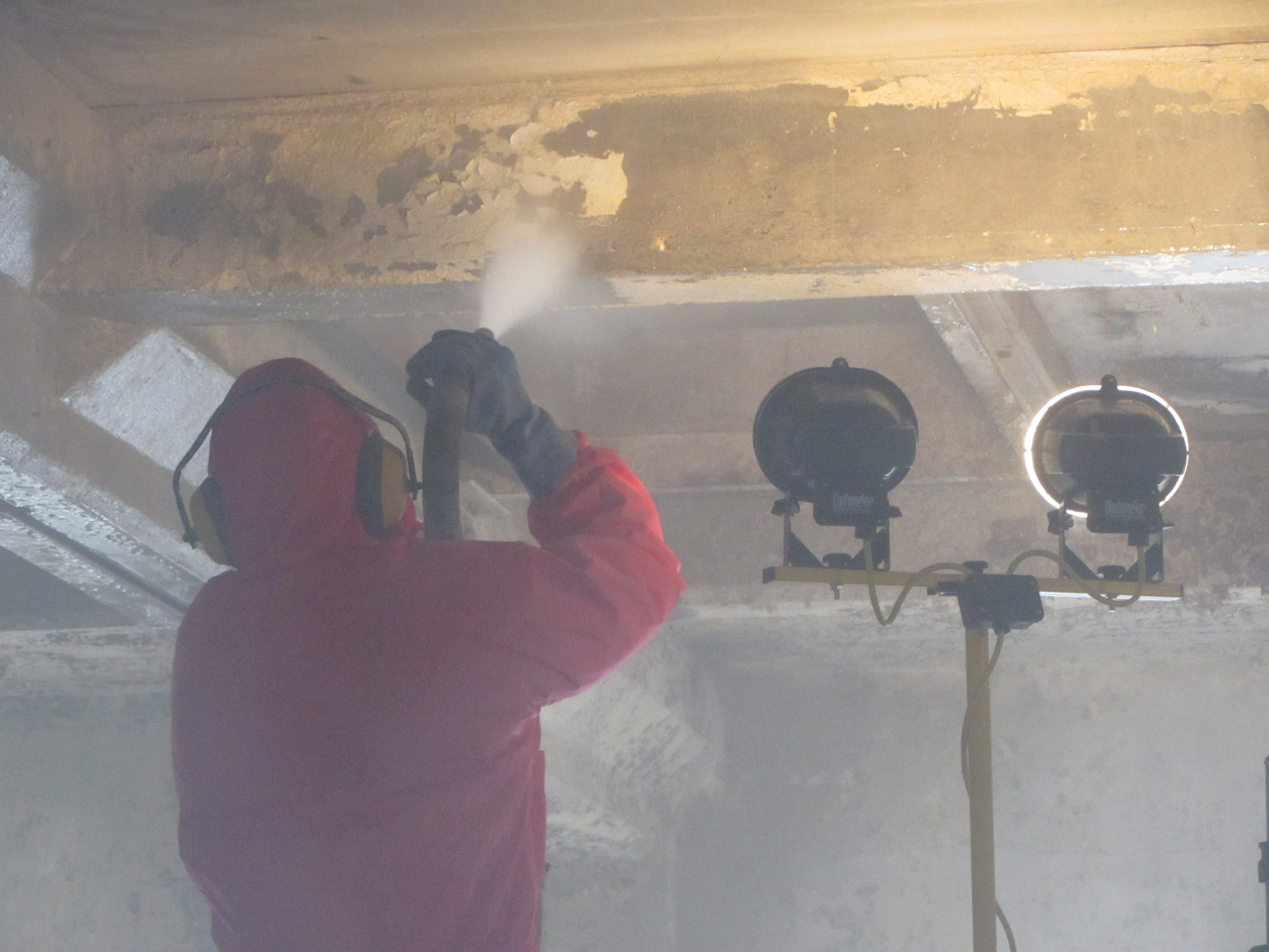 Precision dustless blasting at Millennium Mill